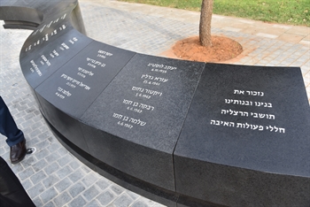 אנדרטה לזכר חללי פעולות האיבה תושבי העיר הרצליה